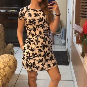 Sold! Black & white floral dress